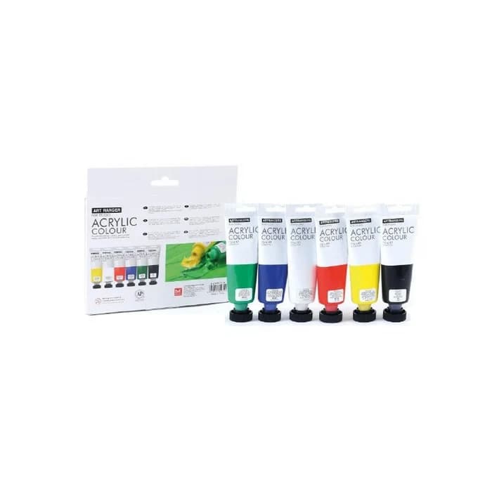 ACRYLIC 6*75ML REGULER COLORS REF FEA0675-R