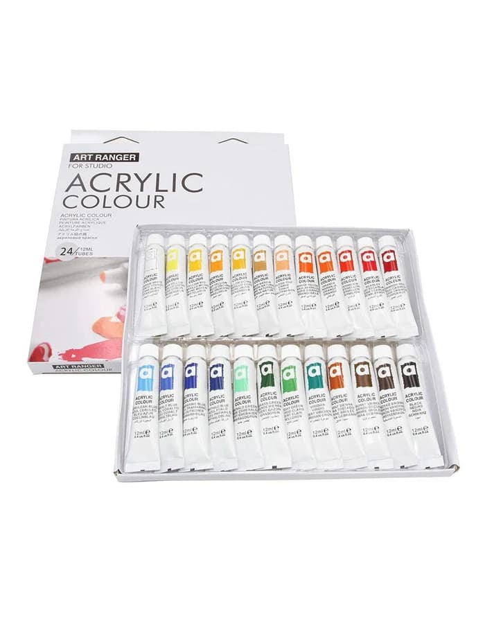 Set Peinture Acrylique Art Ranger 24 Tubes 12ml