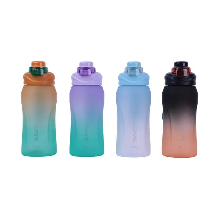 Gourde Hailey 700ml — Plastique Translucide Effet Dégradé