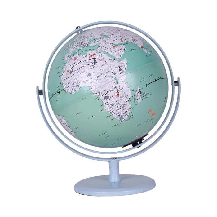 Globe Terrestre Lumineux 20 cm — Rotation 720° — Arabe