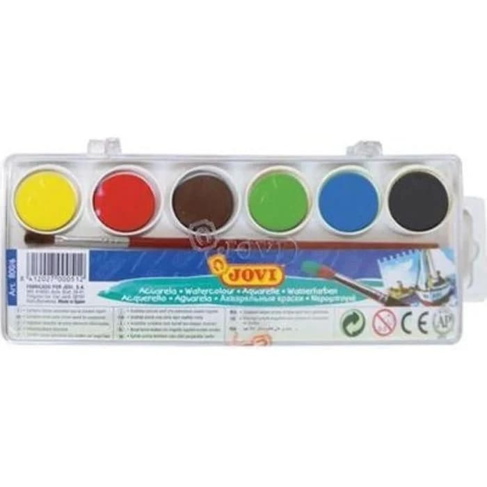Jovi Aquarelle 6 Pastilles 22mm