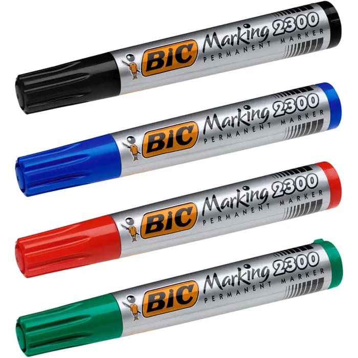4 Stylo BIC Marking 2300 Marqueur Permanent