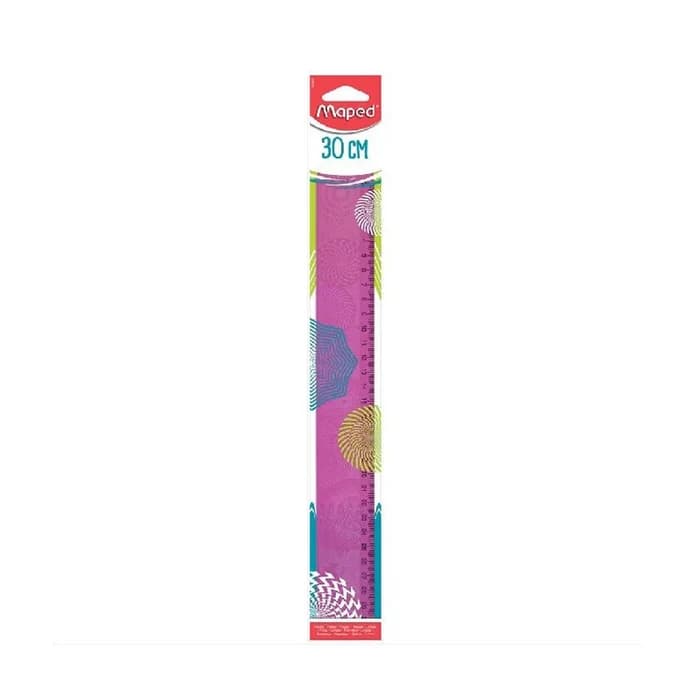 Règle Plate 30cm Geocustom MAPED