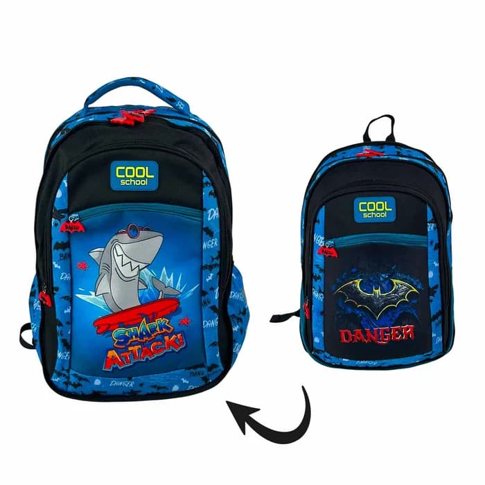 Sac à Dos 2en1 DANGER - Cool School