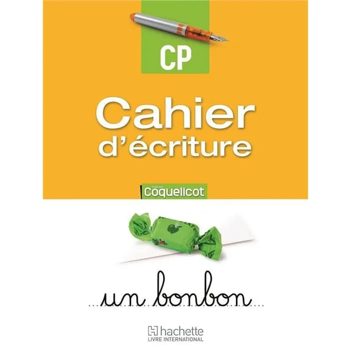 Coquelicot - Cahier D'écriture Cp