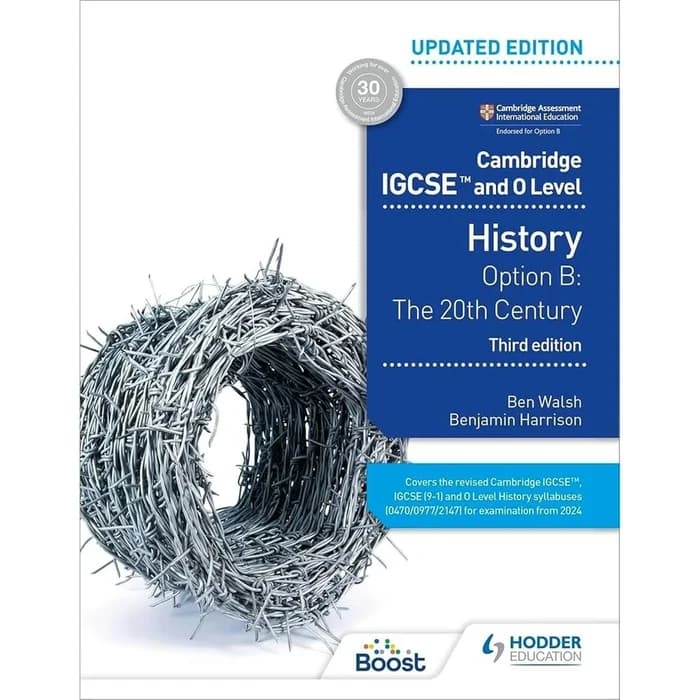 Cambridge IGCSE History Option B 20th Century 3e Edition