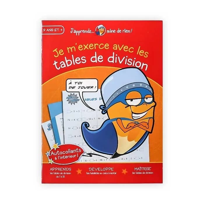Je M'exerce Avec Les Tables De Division 9 Ans Et +