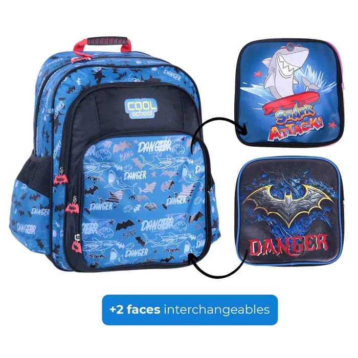 Sac à Dos 3 Faces DANGER - Cool School