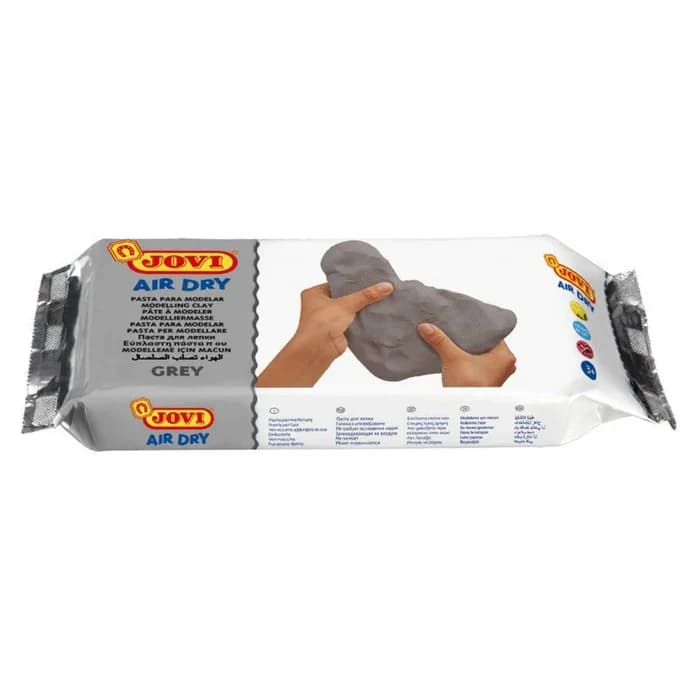 Pâte Auto-durcissante Jovi Air Dry 500g Grise