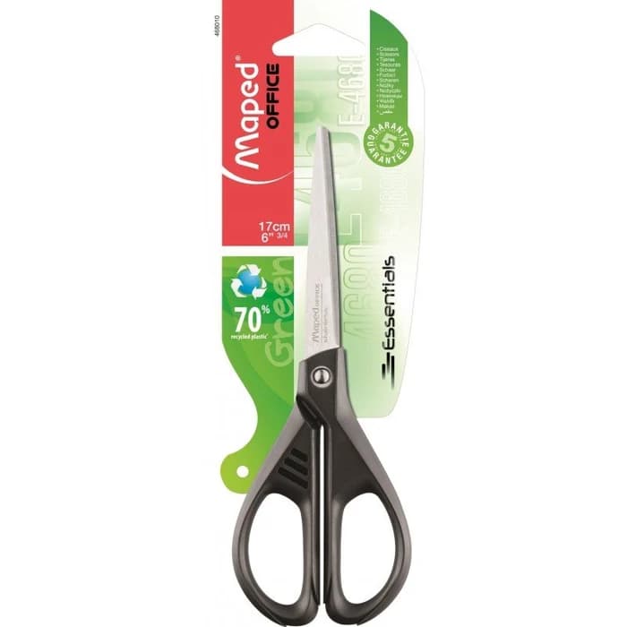 Maped – Ciseaux Essentials bureau 17 cm lames inox