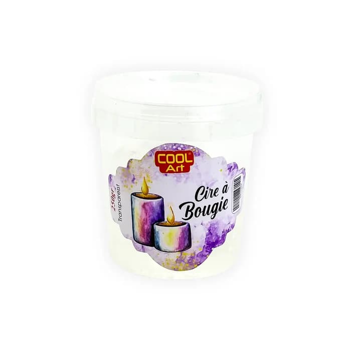 Cire À Bougie Transparente 250g Cool Art