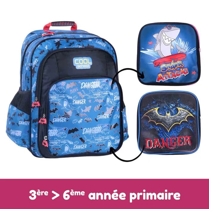 Sac à Dos 3 Faces - 3ème > 6ème année primaire — réf. 56161037