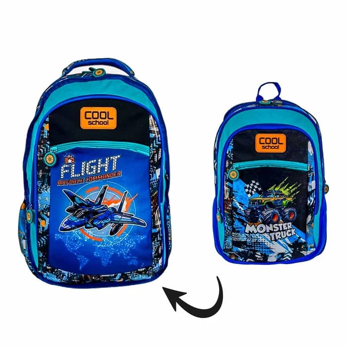 Sac à Dos 2en1 FLIGHT COMMANDER - Cool School