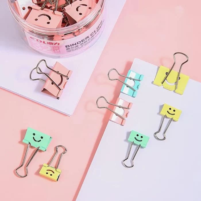 Pinces À Clip Smile 32mm Colorées