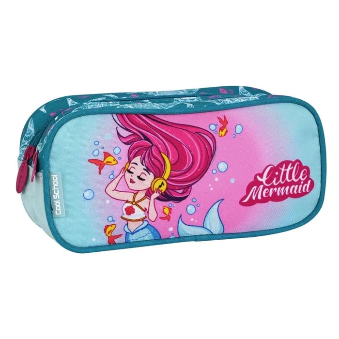 Trousse 2 Zip Sirène Cool School