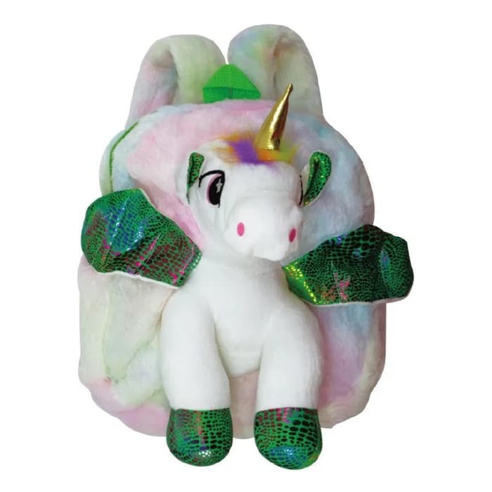 Sac à dos peluche licorne