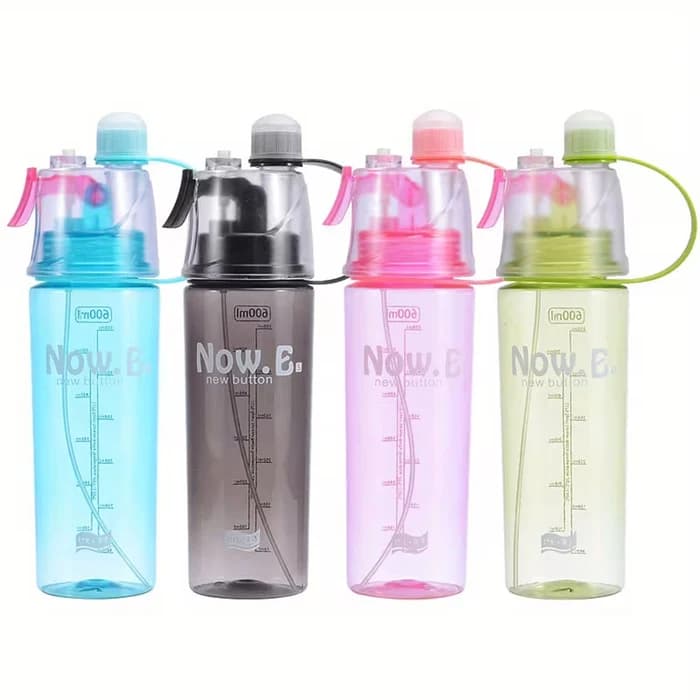 Nem•E - Gourde avec Spray et Paille 600ml