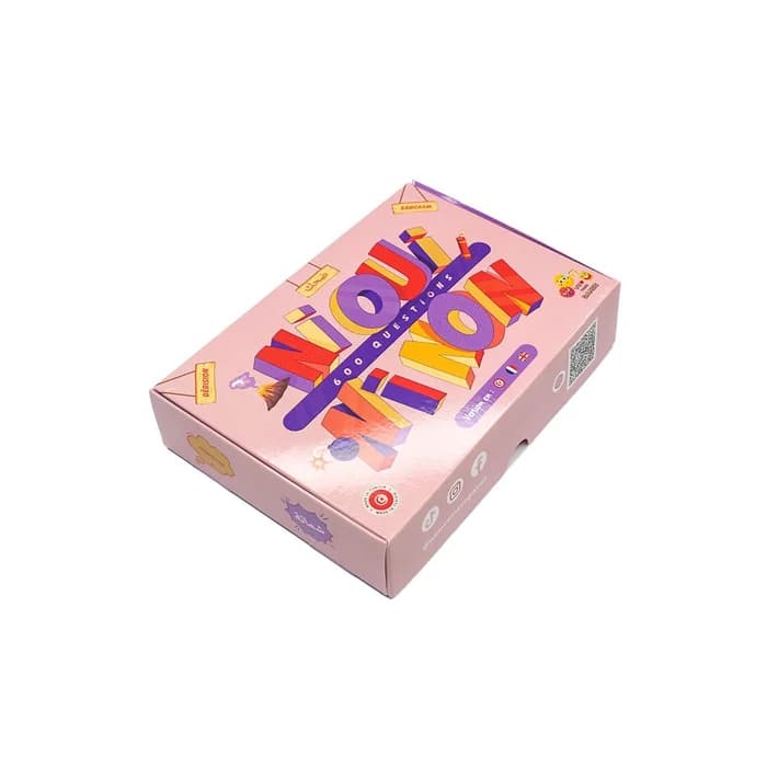 Jeu de cartes "Ni Oui Ni Non" avec 600 Questions en tunisien, français et anglais