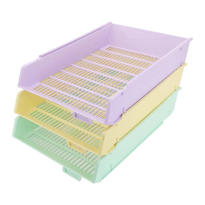 Bac À Courrier Empilable Plastique A4 Multicolore