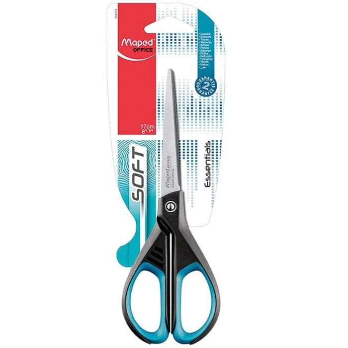 Maped – Ciseaux Essential Soft 17 cm ambidextre