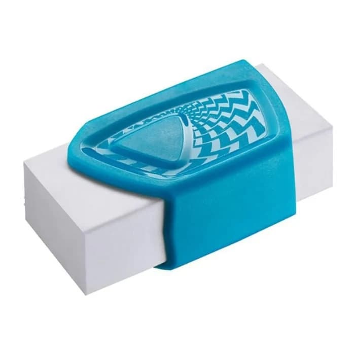 Gomme Precision Mped Bicolore Bleu Blanc