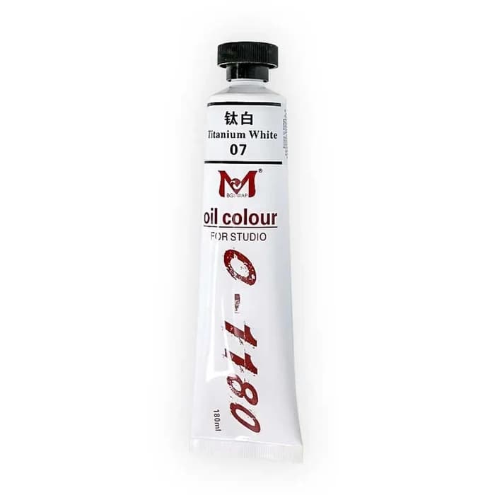 Peinture À L'huile Titanium White 180ml