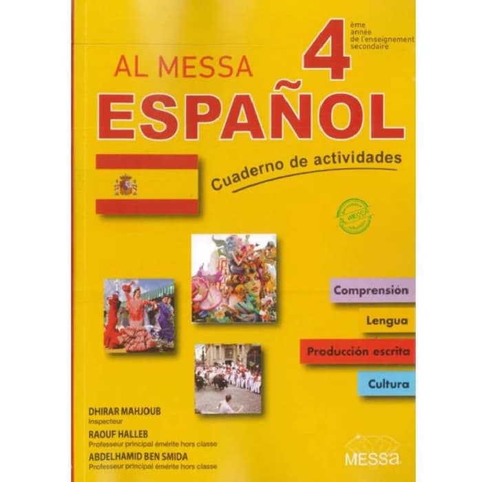 Al Messa Español 4ème Année - Cuaderno De Actividades