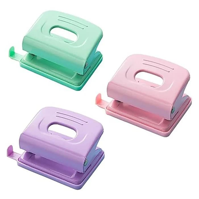 Perforatrice Bureau Couleurs Pastel