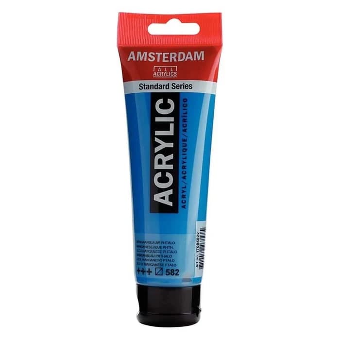 Peinture Acrylique Amsterdam Bleu Manganèse Phtalo 120ml