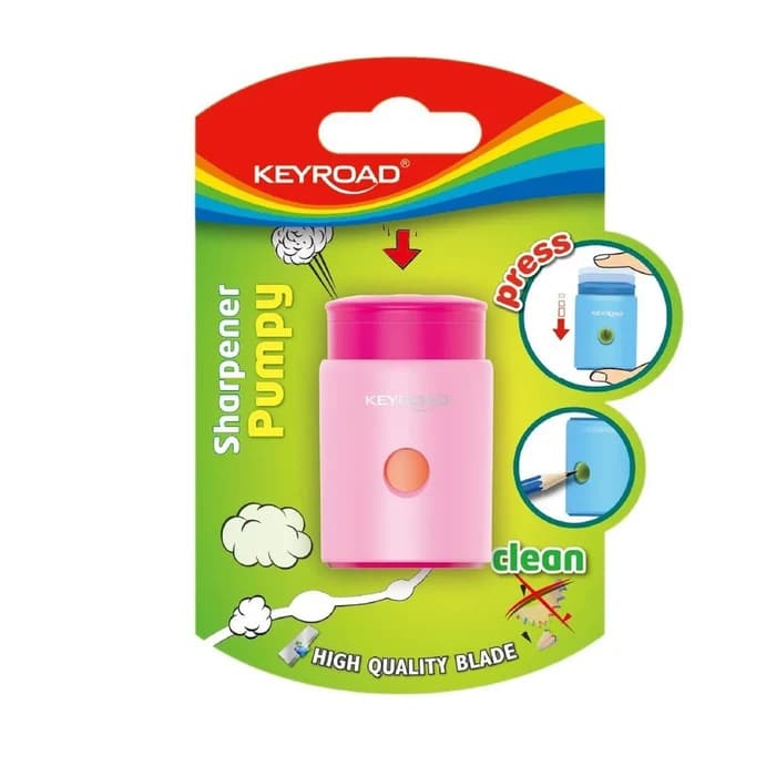 Taille Crayon KEYROAD Pumpy 1 Trou Rose