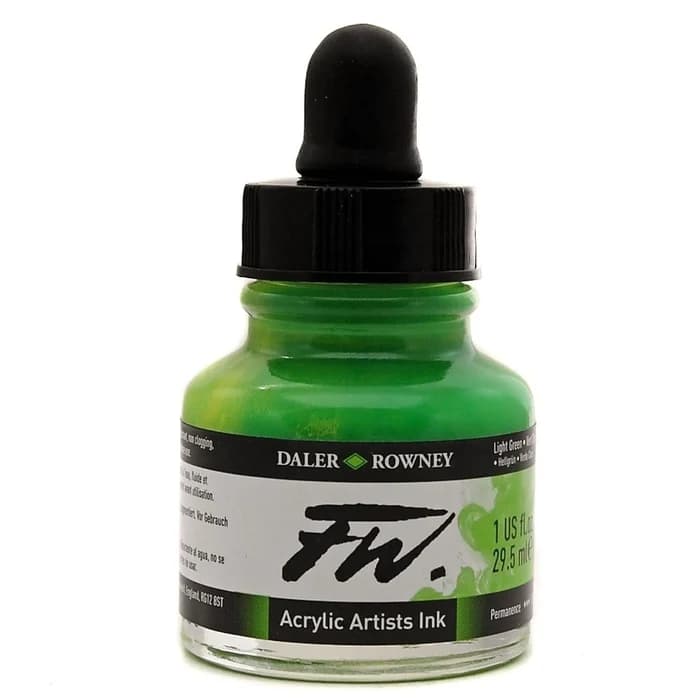 Encre Acrylique Daler Rowney Vert Clair 29.5ml