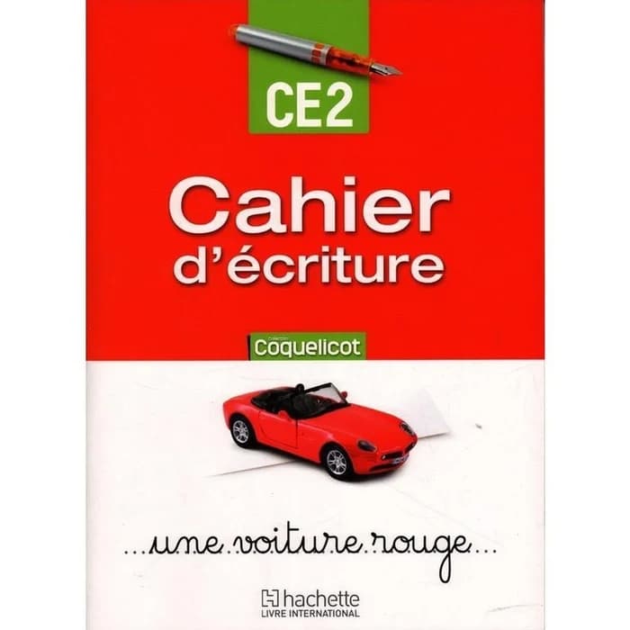 Coquelicot Français CE2 Cahier D'écriture