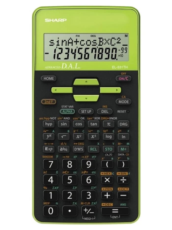 Calculatrice Scientifique SHARP EL-531THB-WH