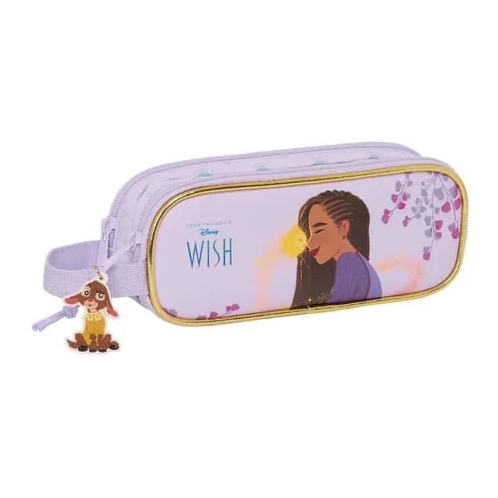 Trousse Safta Disney Wish 2 Compartiments — Violet & Doré