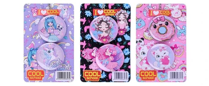 Set Porte Clé et Pin Personalisé - QUEEN's GARDEN by Cool School