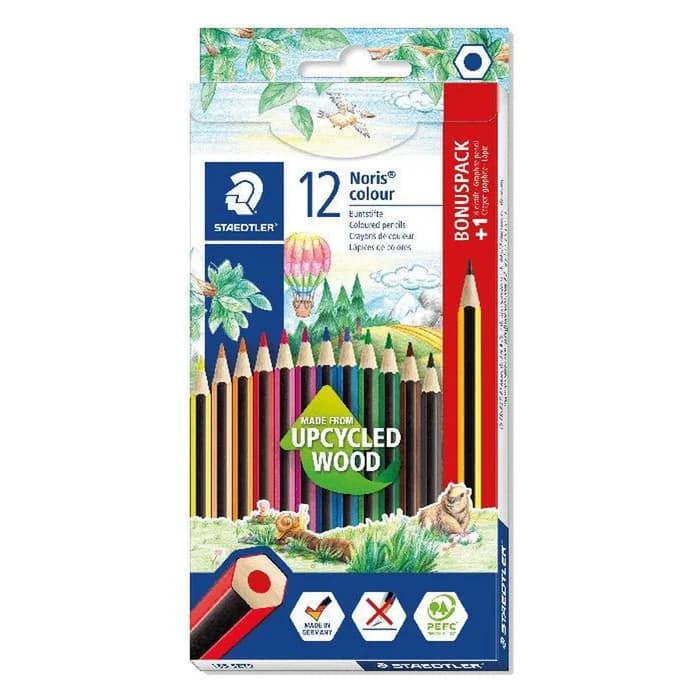 Staedtler Noris Colour 12 Crayons Couleur + 1 Bonus