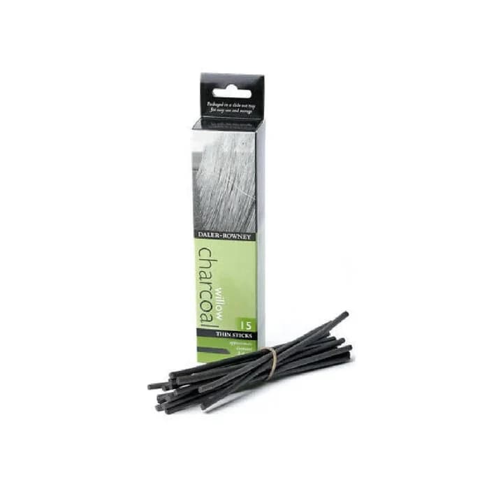 Daler Rowney Charcoal Willow Thin Sticks