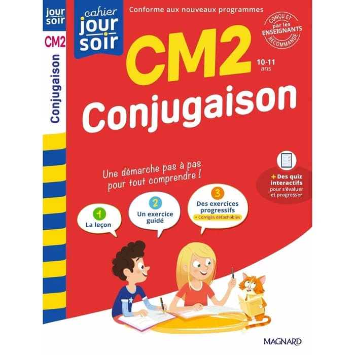 Cahier Jour Soir Conjugaison CM2
