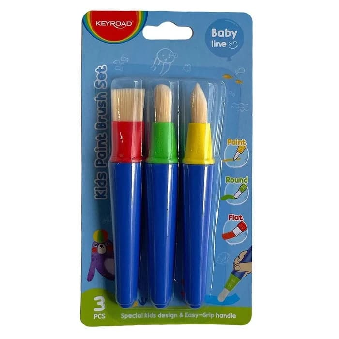 Keyroad Set 3 Pinceaux Baby Line Enfant