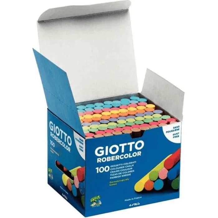Craies Couleur GIOTTO Robercolor 100 Pièces