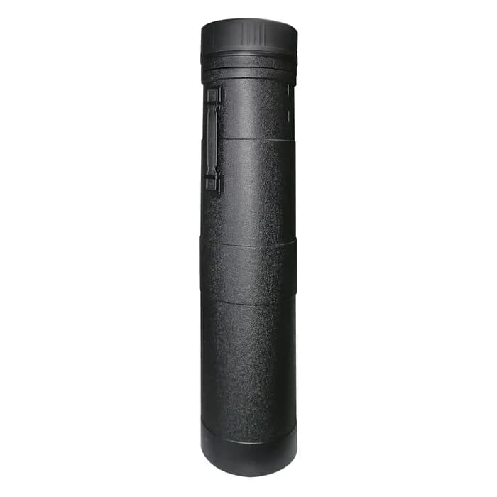 Tube Télescopique Transport 80cm X 20cm Noir