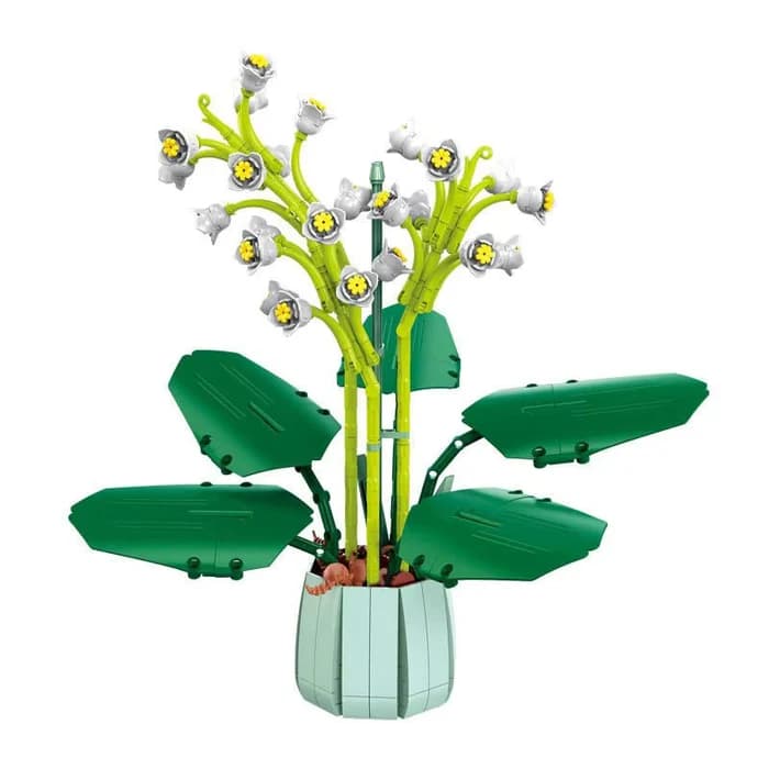 Building Block Flower Orchidée 610 Pièces 6+