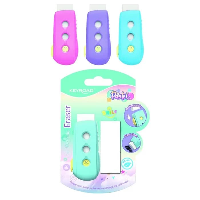 Blister gomme smile pastel - keyroad