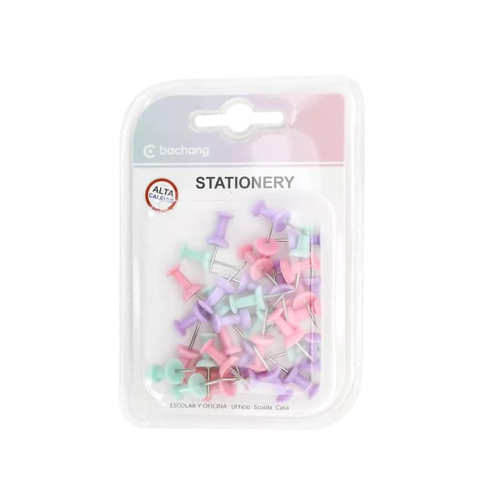 Punaises Pastel Bachang - 30 Pièces