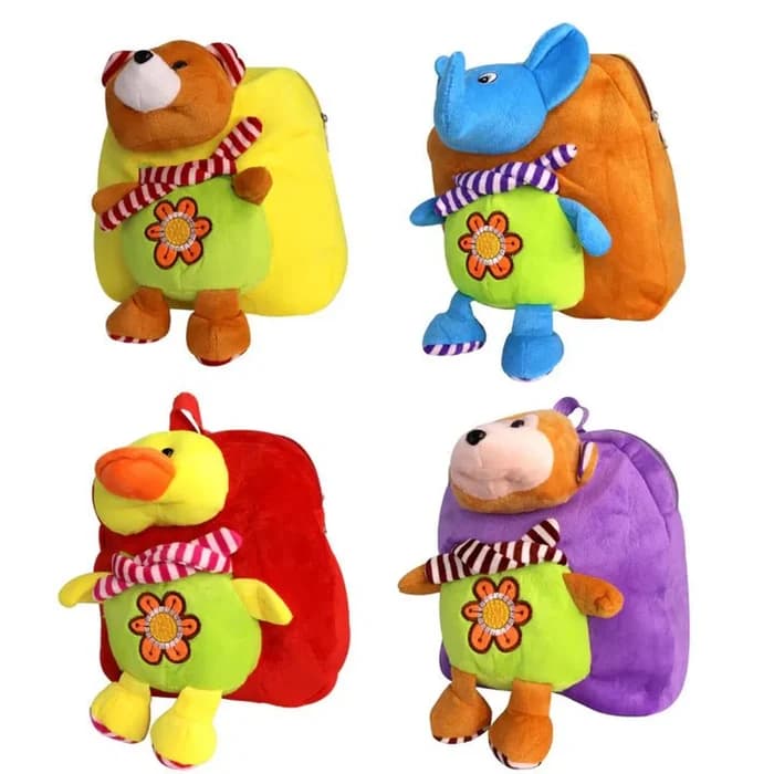 Sac À Dos Peluche - Amis Rigolos