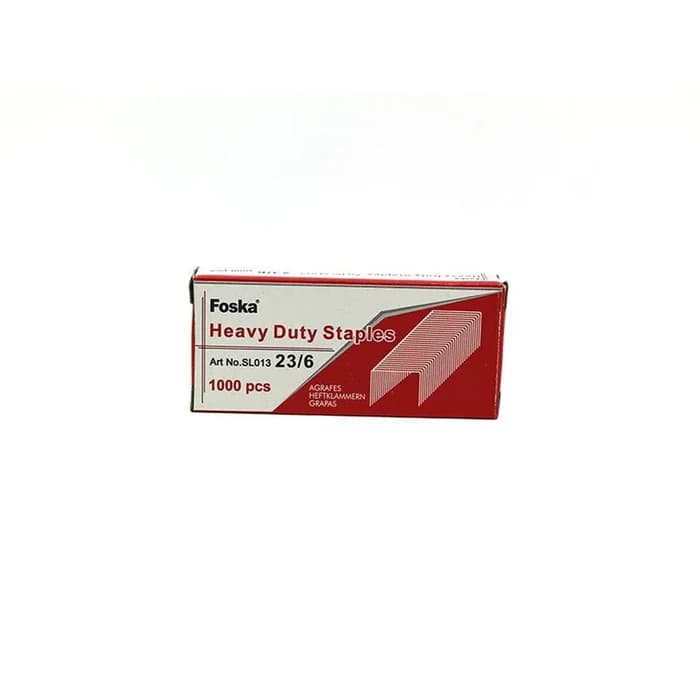 Agrafes Foska Heavy Duty 23/6 - 1000 Pcs