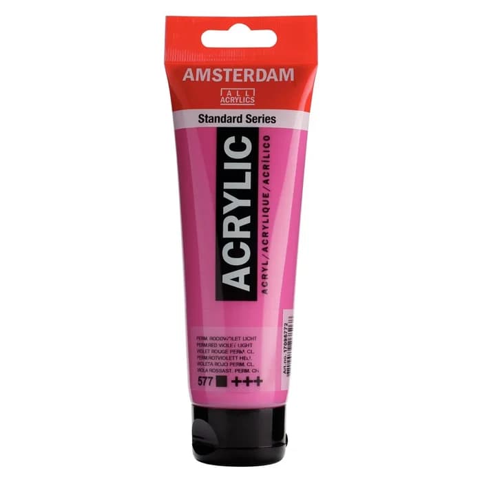 Acrylique Amsterdam 120 Ml - Violet Rouge Permanent Clair