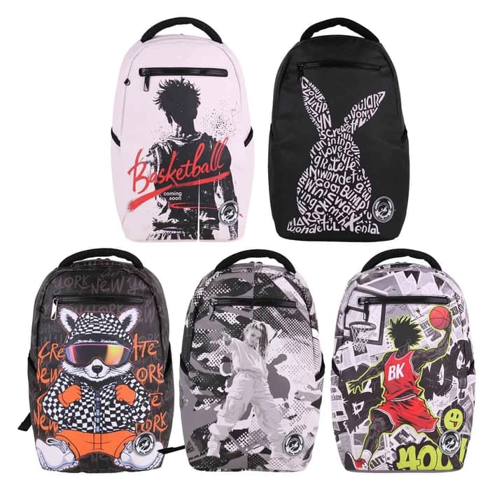Sac à Dos Under/Ground — Graphique Noir, Blanc & Rouge
