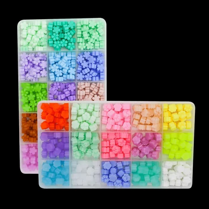 Boîte d'organisation de perles de cire à cacheter