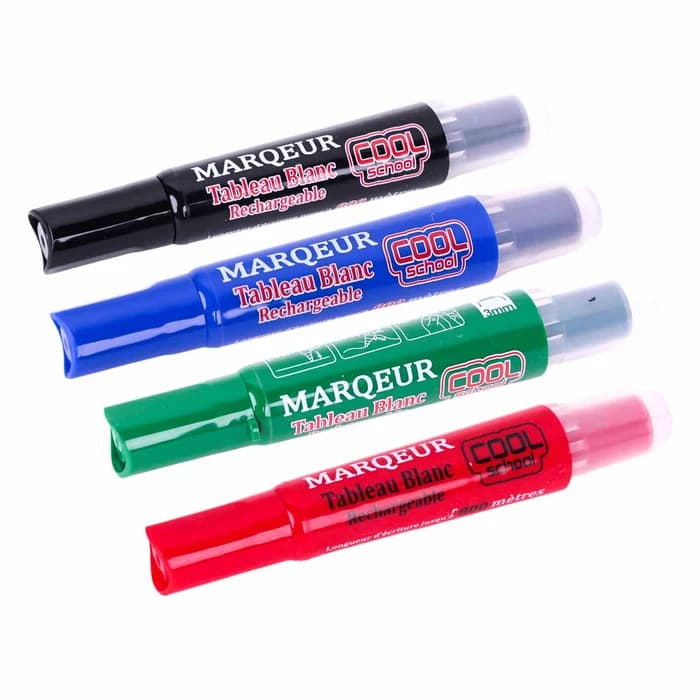 Cool School - Marqueur Tableau Blanc Rechargeable 3mm